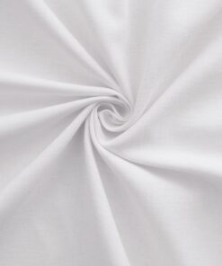White Newport Linen Blend Fabric
