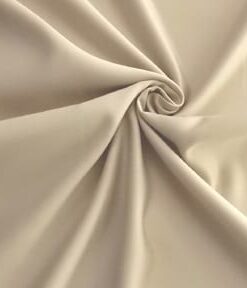 Beige Como Heavy Luxe Matte Satin Fabric