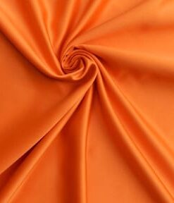 Orange Como Heavy Luxe Matte Satin Fabric