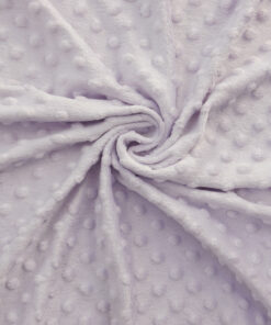 Lilac Snuggle Minky Dot Fabric