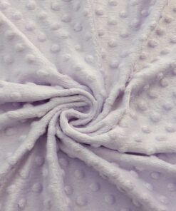 Alternative view of Lilac Snuggle Minky Dot Fabric