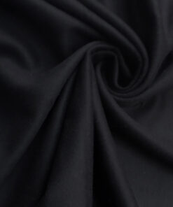 Black New Zealand Coating Wool Fabric