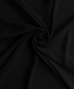 Black Ribbed Tabletop Spandex Fabric