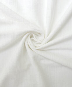 Diamond White Textured Double Knit Fabric 35