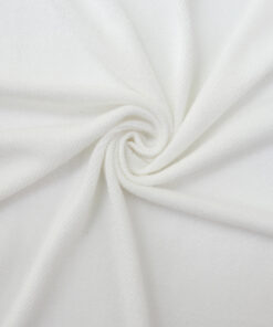 Diamond White Textured Double Knit Fabric 33