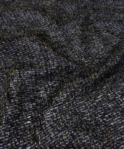 Alternative view of Charcoal-Platinum Metallic Knit Fabric