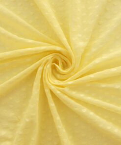 Lemon Stretch Point D’ Espirit Fabric