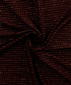 Mahogany Metallic Stretch Matte Jersey Fabric
