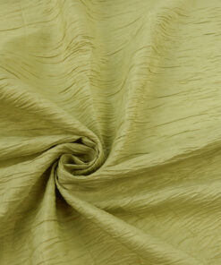 Alternative view of Celadon Crinkle Faux Silk Taffeta Fabric