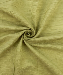 Celadon Crinkle Faux Silk Taffeta Fabric