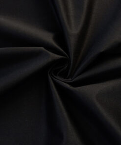 Black Water Resistant Ribbed Fabric