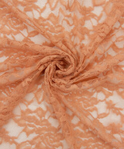 Blush Re-Embroidered Stretch Lace Fabric 60