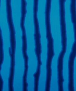 Alternative view of Blue Wavy Stripe Printed Knit Fabric